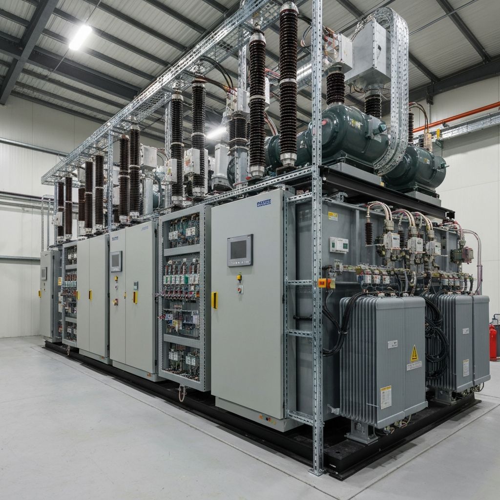 Heavy machinery electrical installation