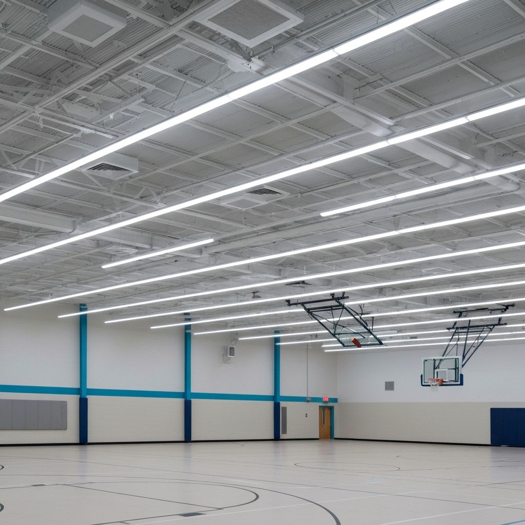 School Gymnasium Lighting